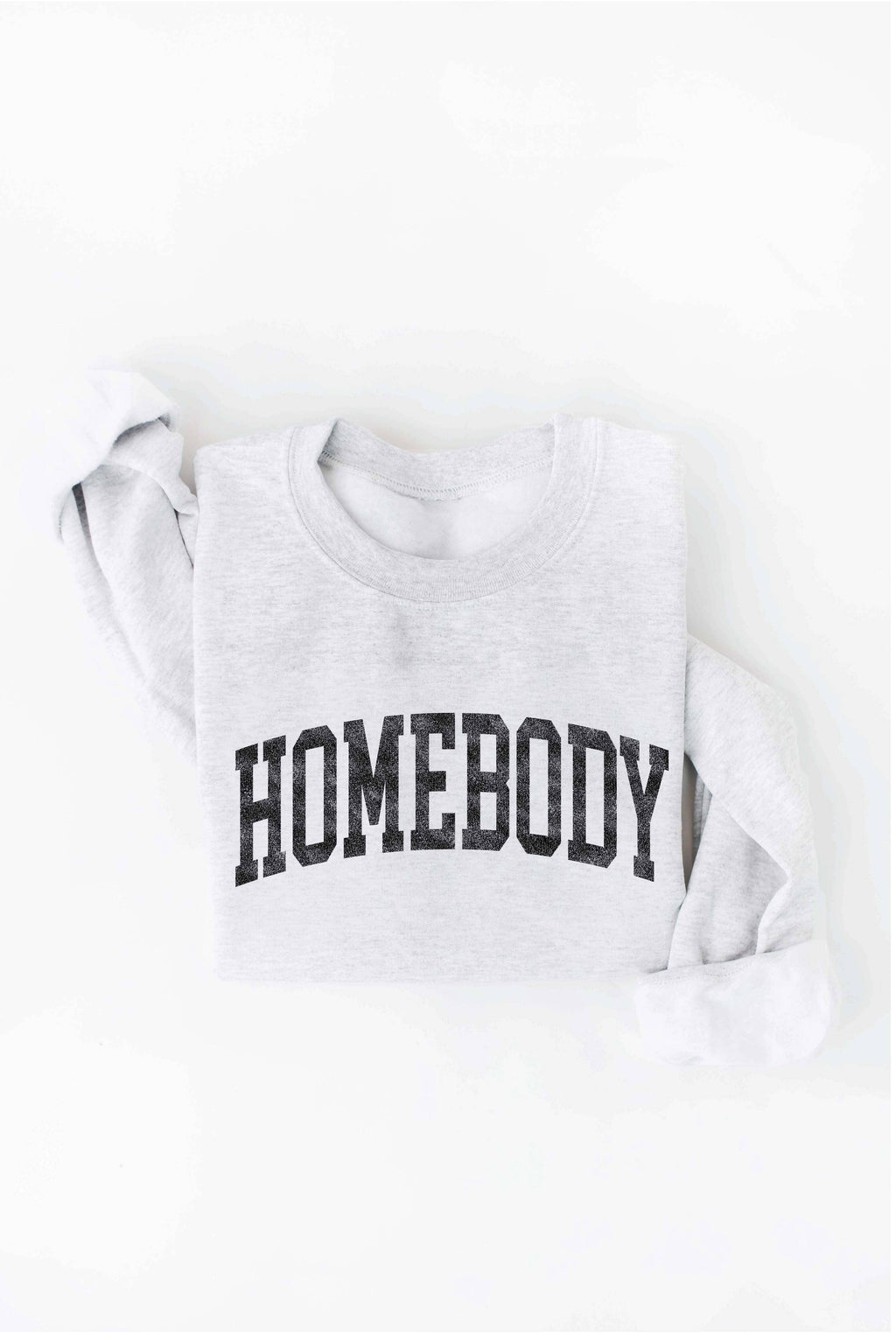 HOMEBODY Graphic Sweatshirt: ROSE / S