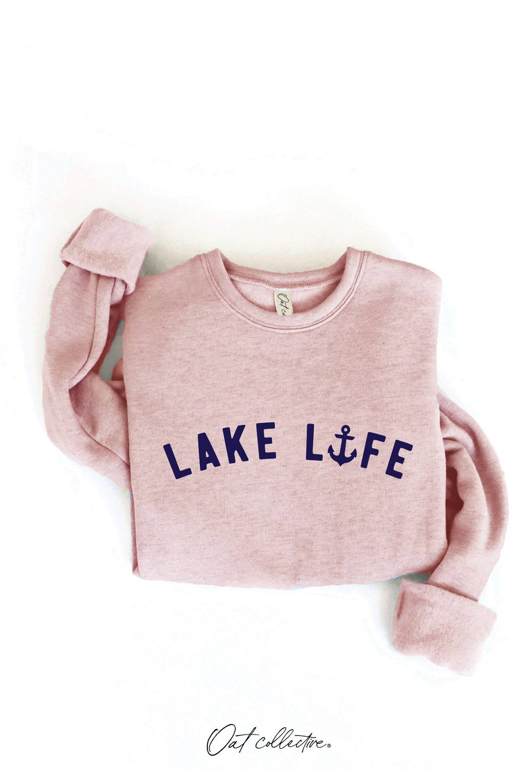 LAKE LIFE Graphic Sweatshirt: DARK H.SAGE / XL