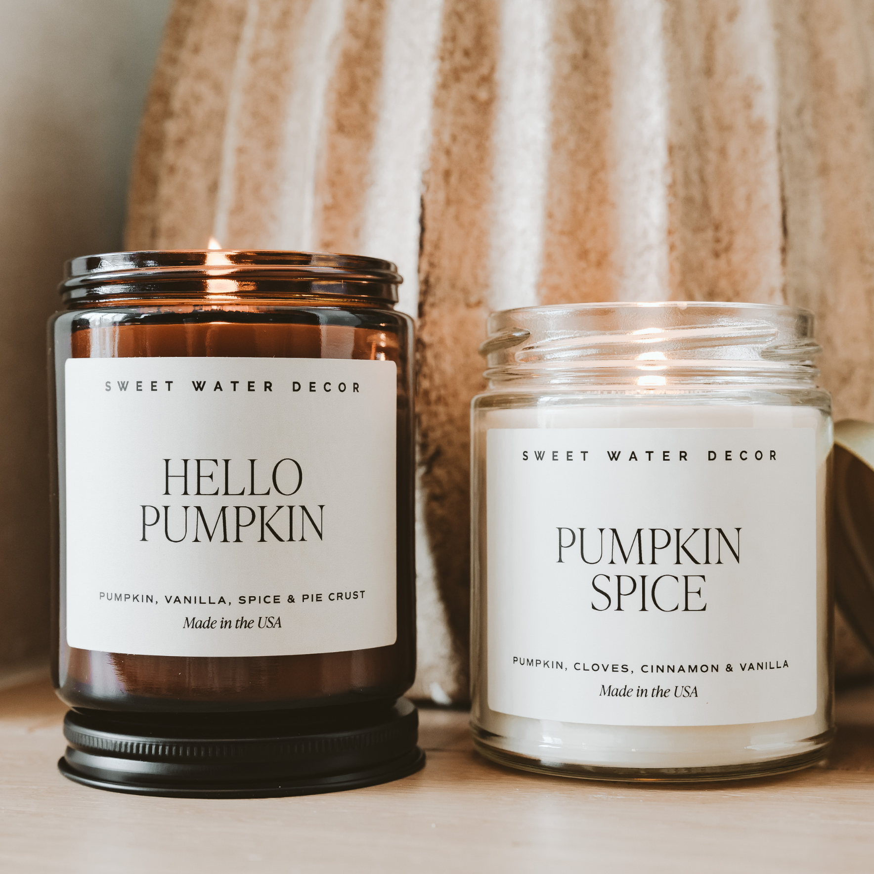 Pumpkin Spice 9 oz Soy Candle - Fall Decor and Gifts