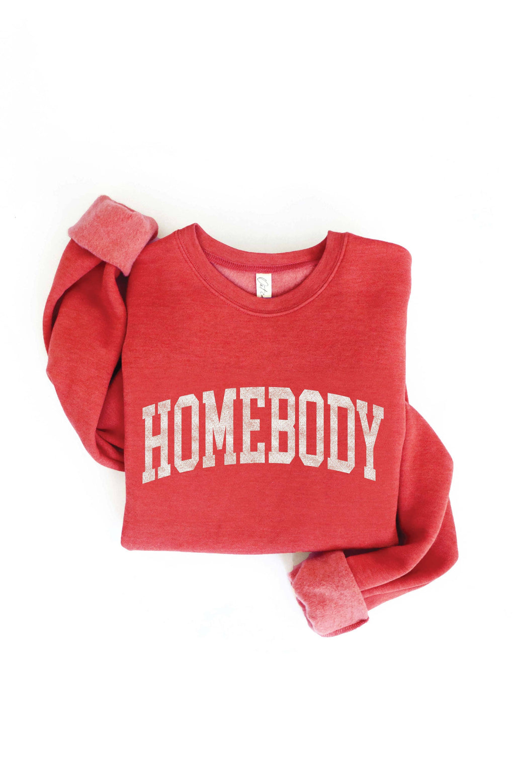 HOMEBODY Graphic Sweatshirt: ROSE / M