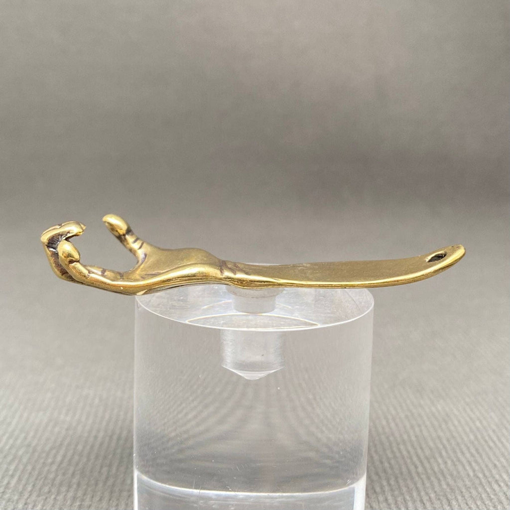 Brass Helping Hand Bottle Opener