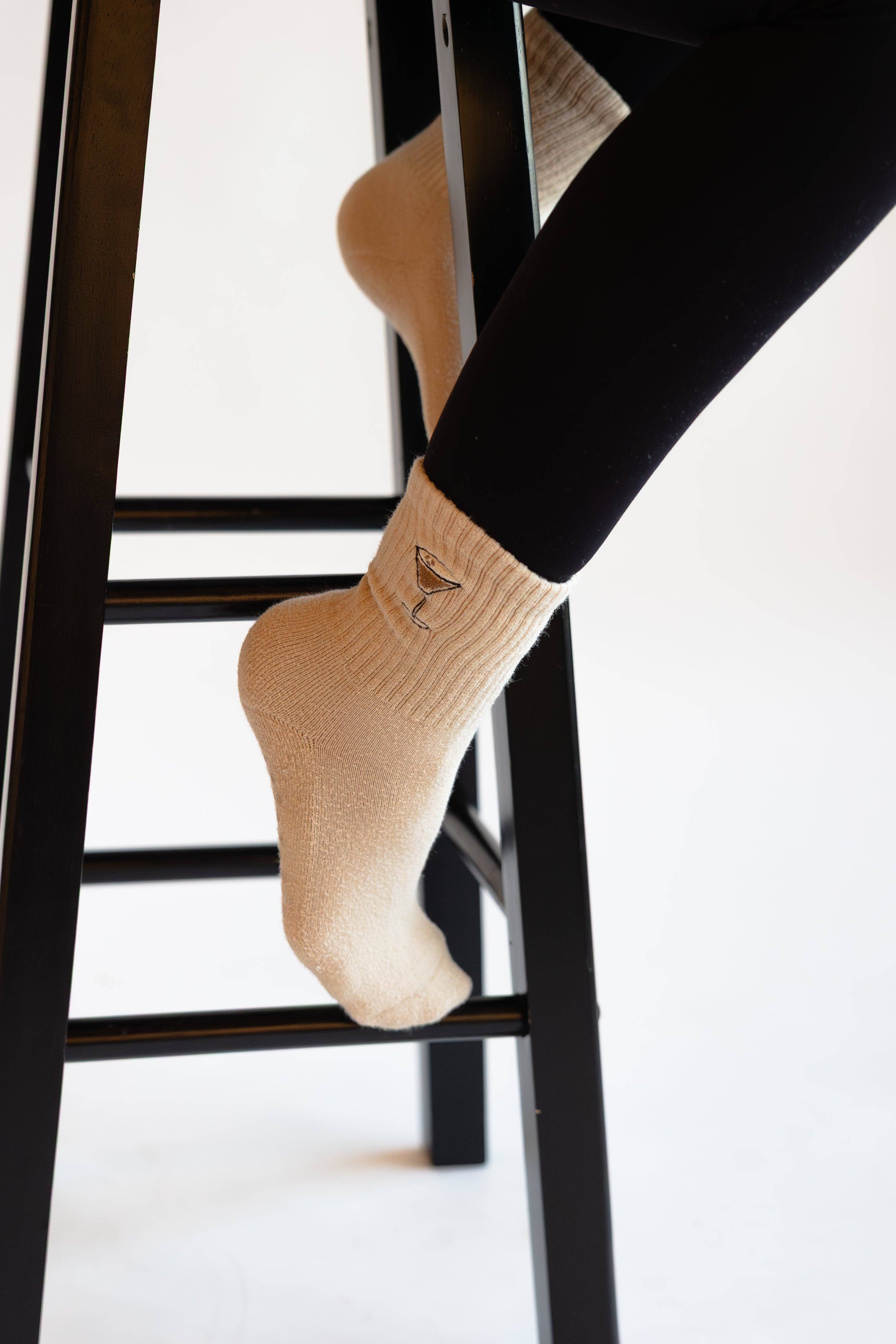 Espresso Martini Grip Socks