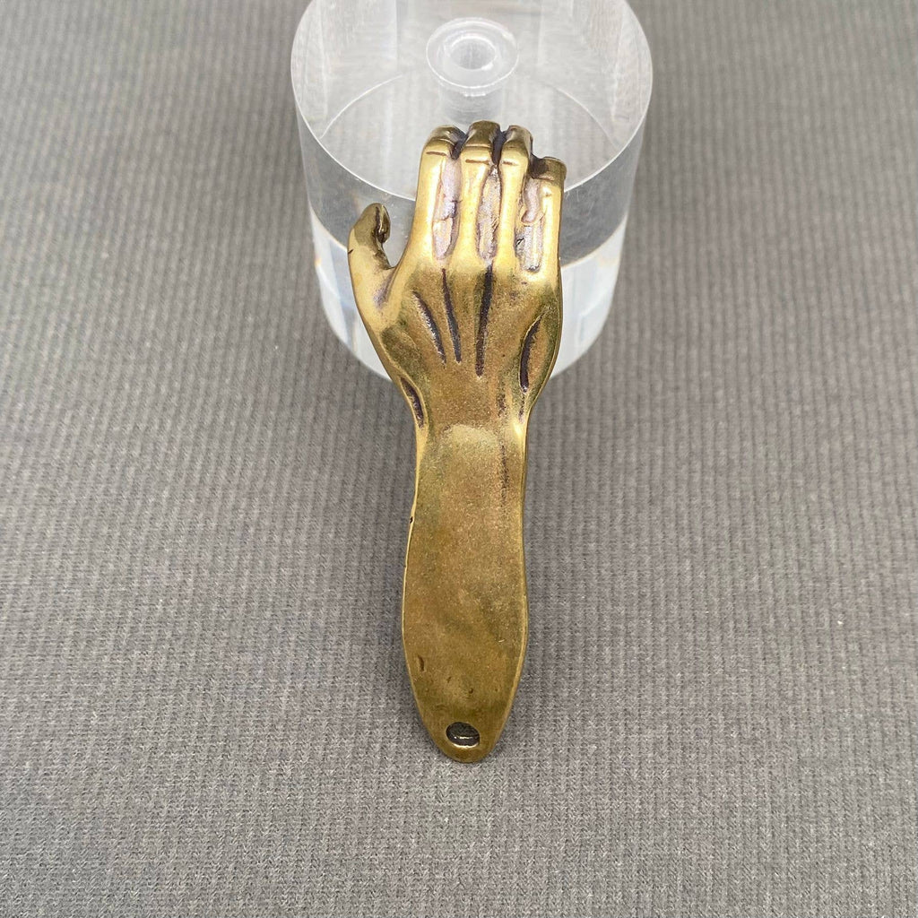 Brass Helping Hand Bottle Opener