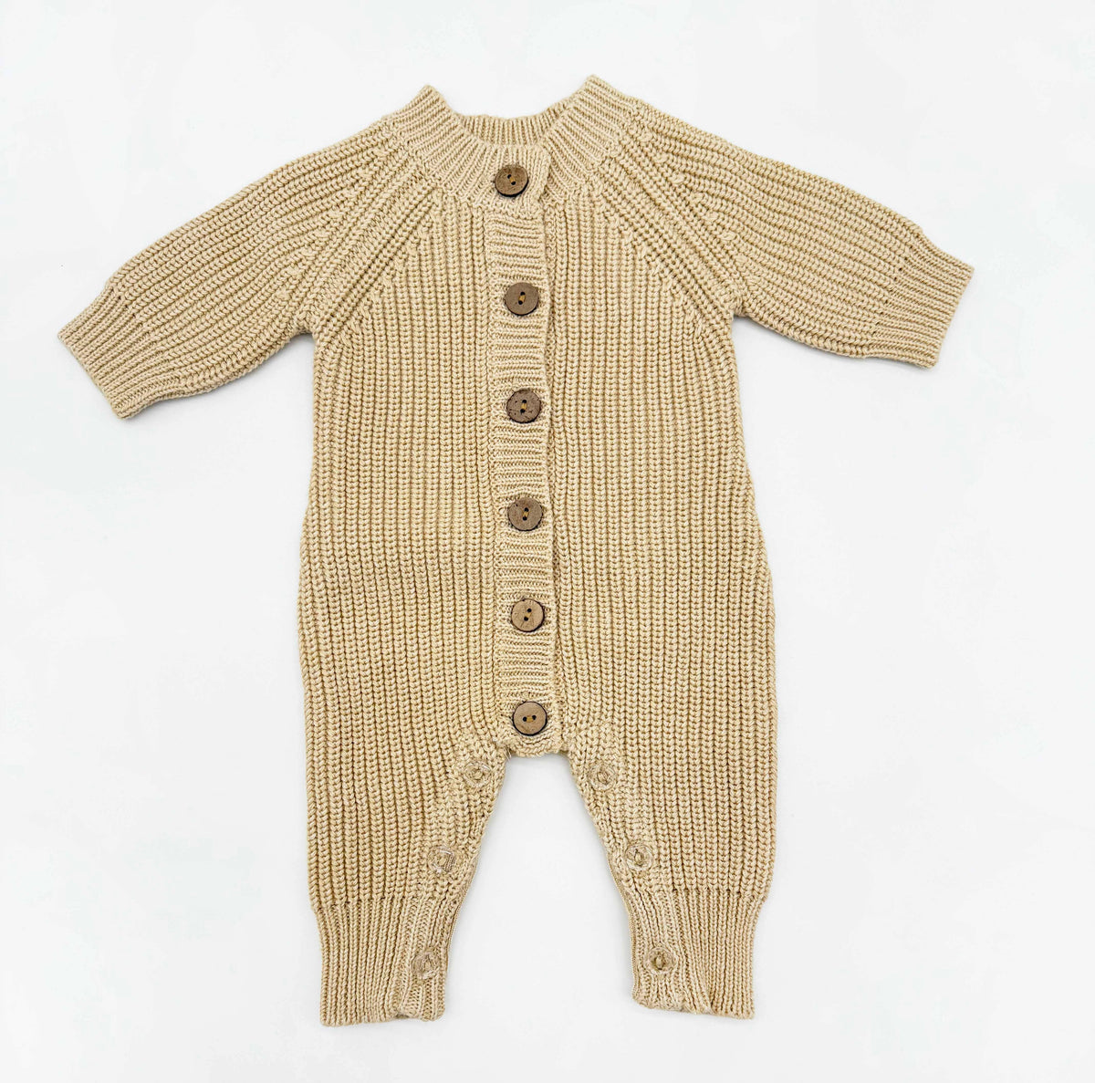 Cotton knitted Jumper Meko: Pine / Newborn