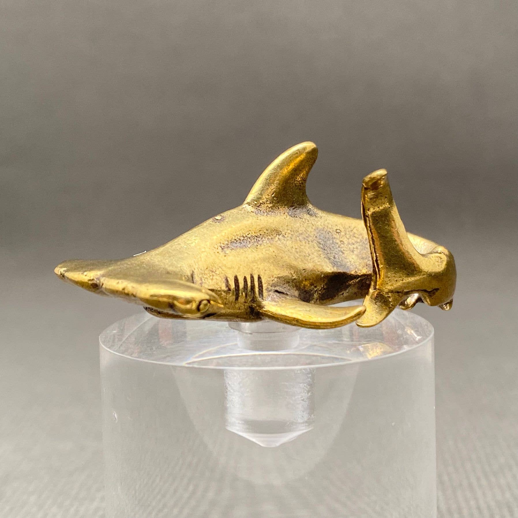 Brass Hammerhead Shark