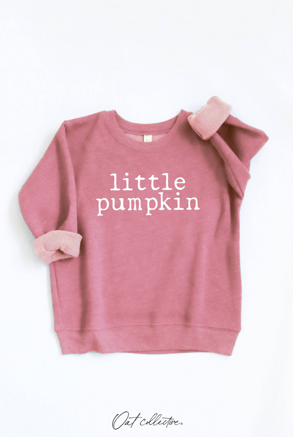 LITTLE PUMPKIN Toddler Graphic Sweatshirt: AUTUMN LEAF / 4T