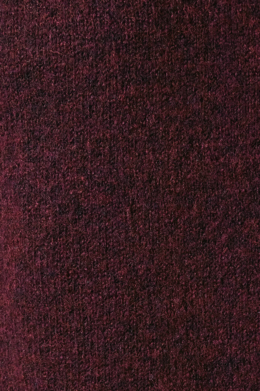 SHORT SLEEVE CREW NECK CROP SWEATER TOP: Burgundy / L