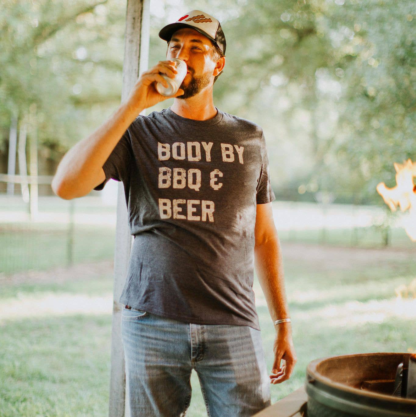 Body By BBQ and Beer Tee