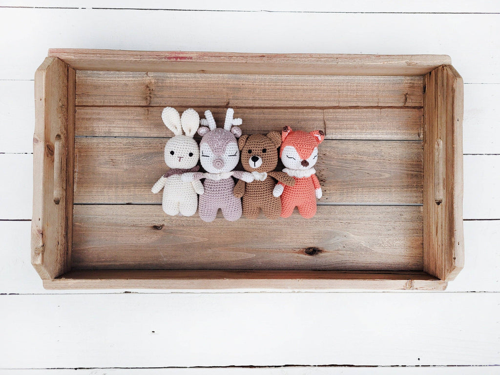 Mini Crochet Animals: Mini Birdie Mauve