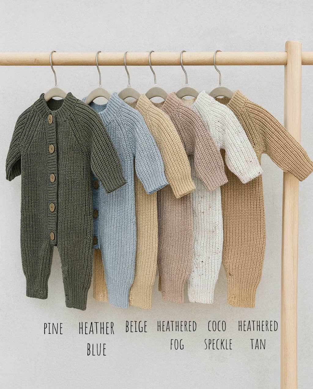 Cotton knitted Jumper Meko: Pine / Newborn
