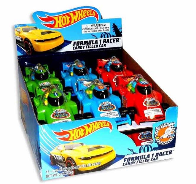 Hot Wheels Formula 1 Racer Candy Filled Car