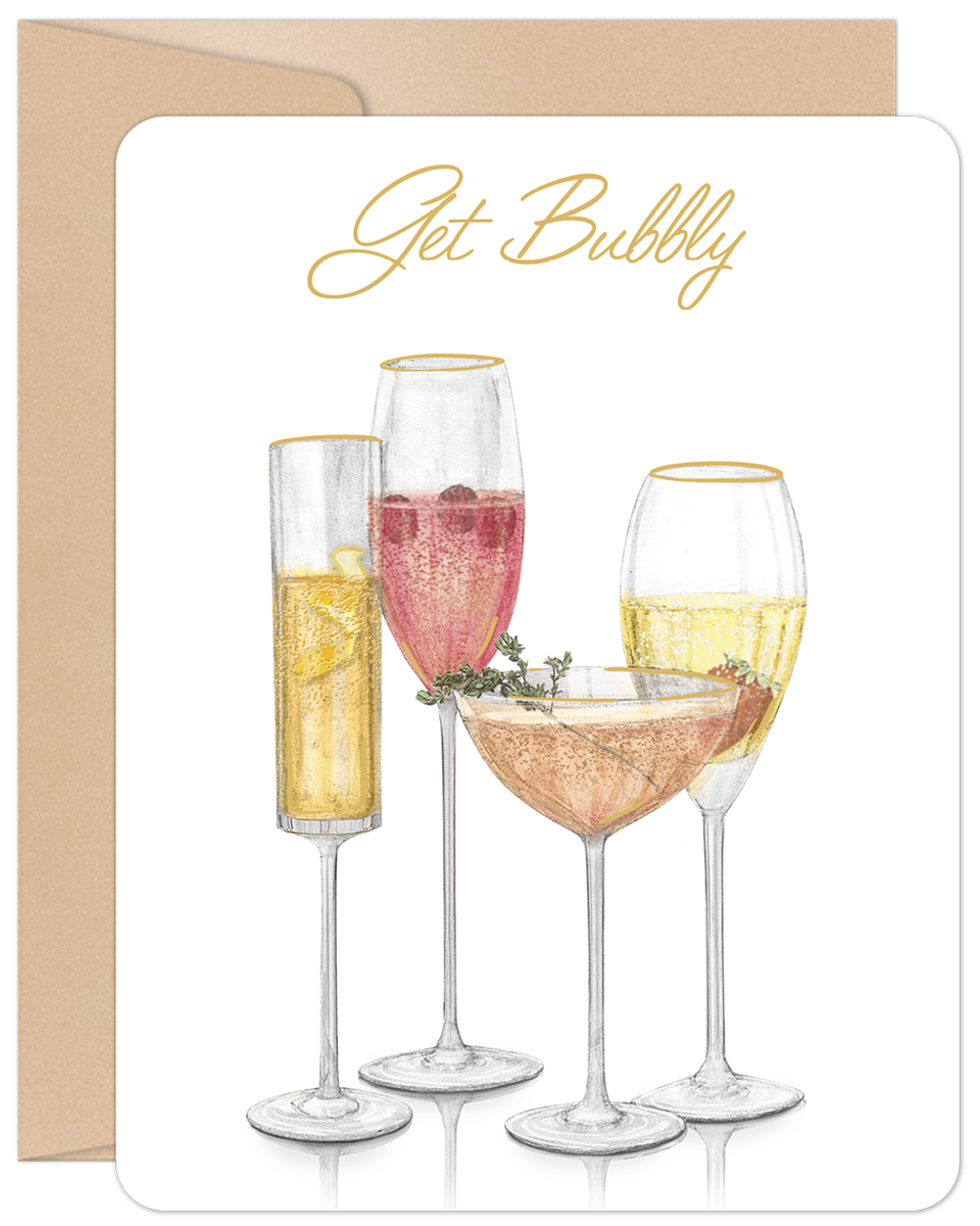 Get Bubbly Birthday Card