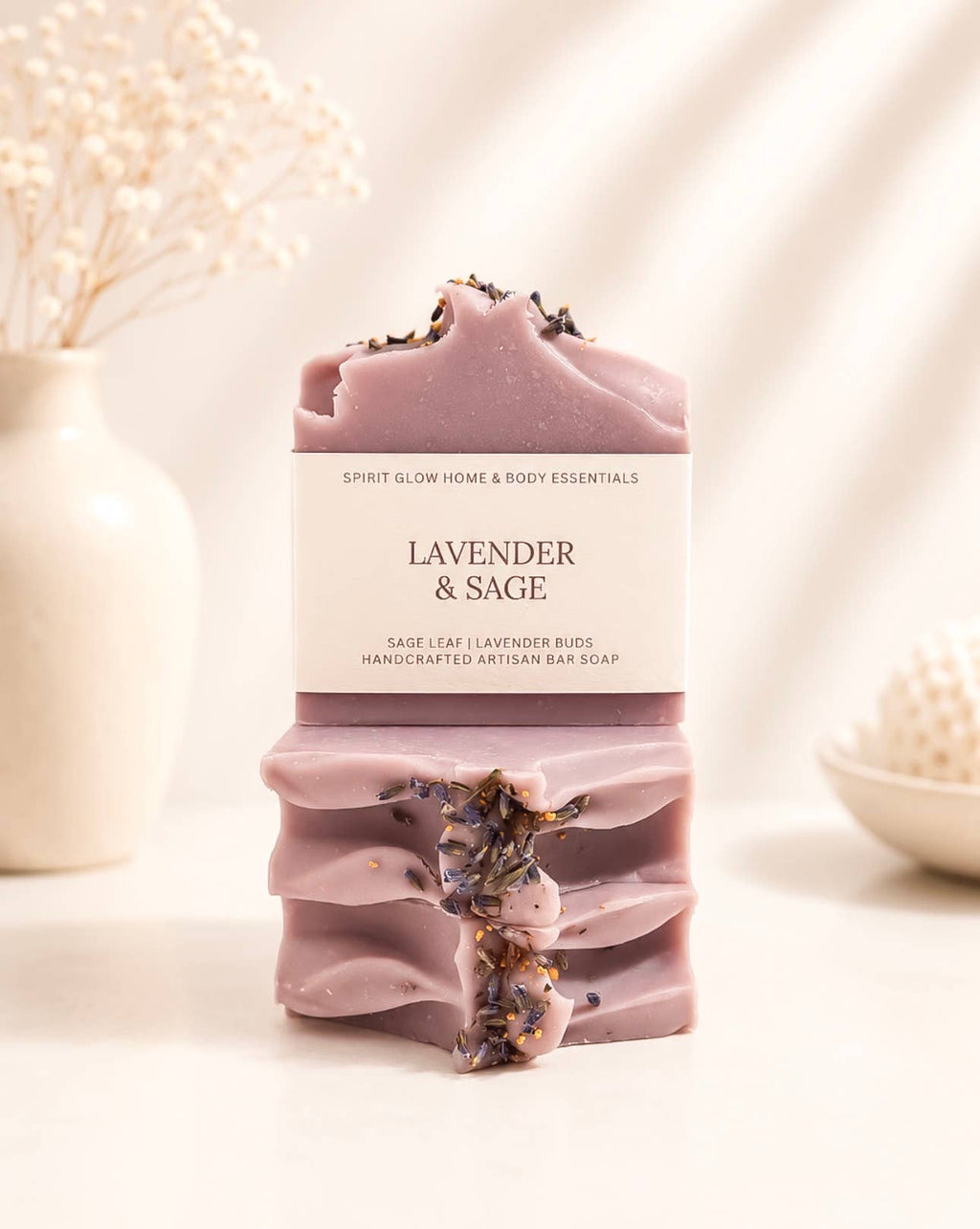 Lavender and Sage - Handcrafted Artisan Soap Bar