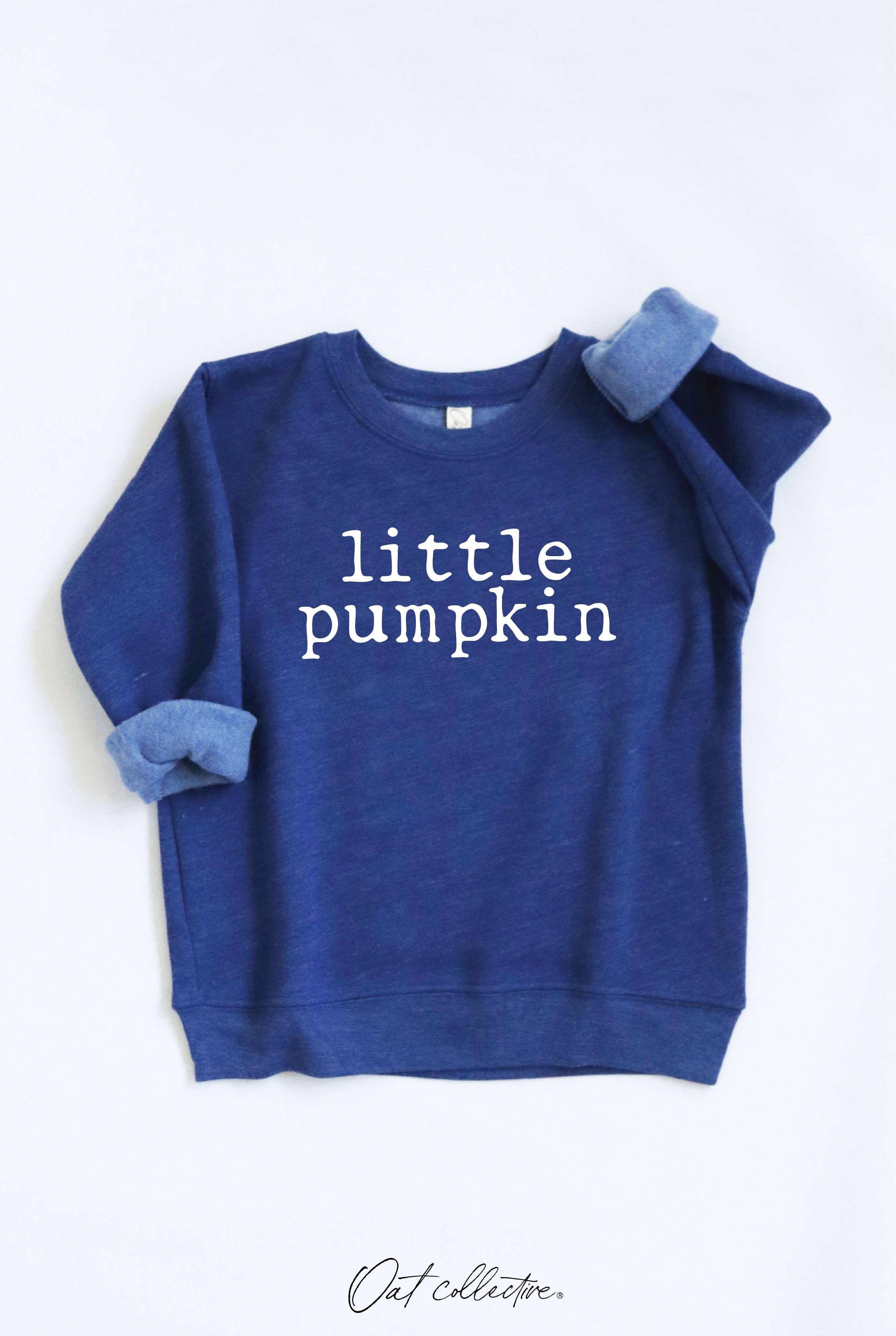 LITTLE PUMPKIN Toddler Graphic Sweatshirt: AUTUMN LEAF / 4T