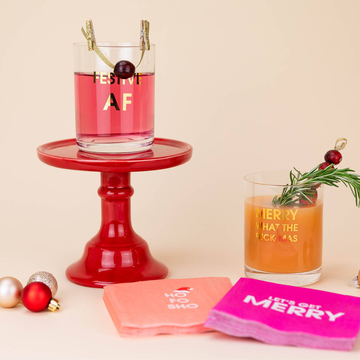 Ho Fo Sho - Holiday Party Cocktail Napkins