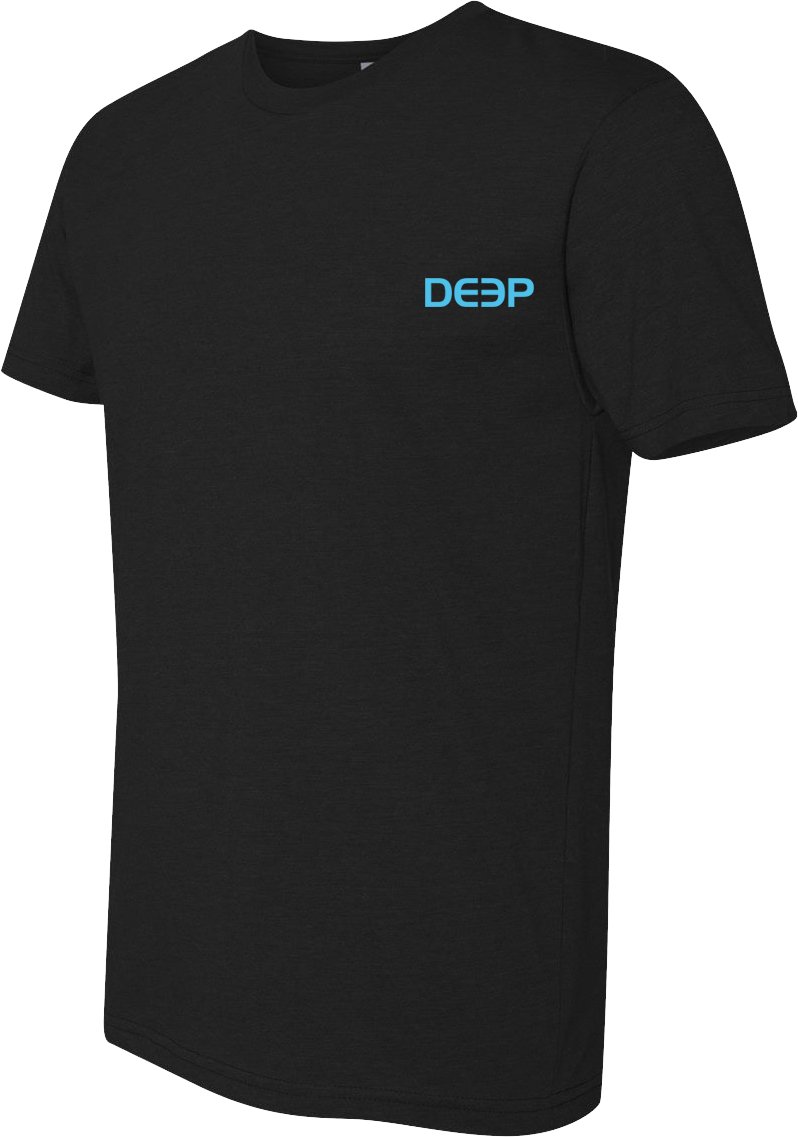 DEEP Palms Men's Tee - Black: 2XL