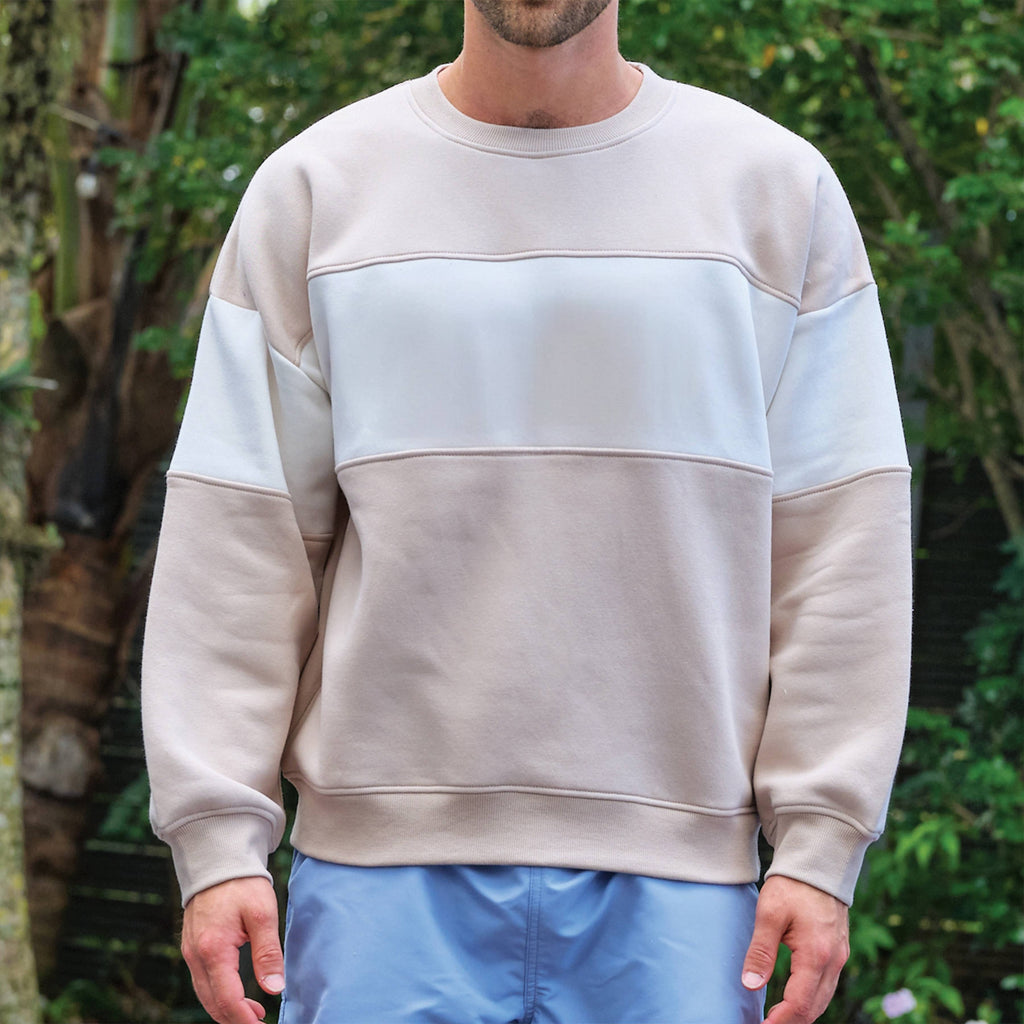 Colorblock Fleece Sweatshirt