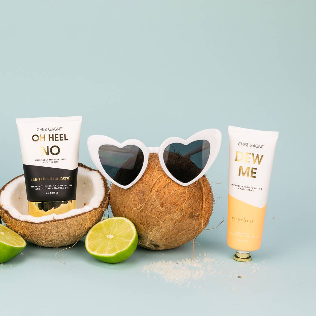 Oh Heel No - Foot Cream, Funny Gift, Sea Salt Citrus Neroli