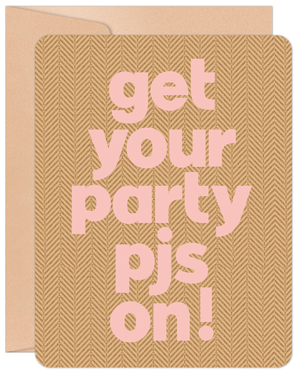 Party PJs Birthday Card