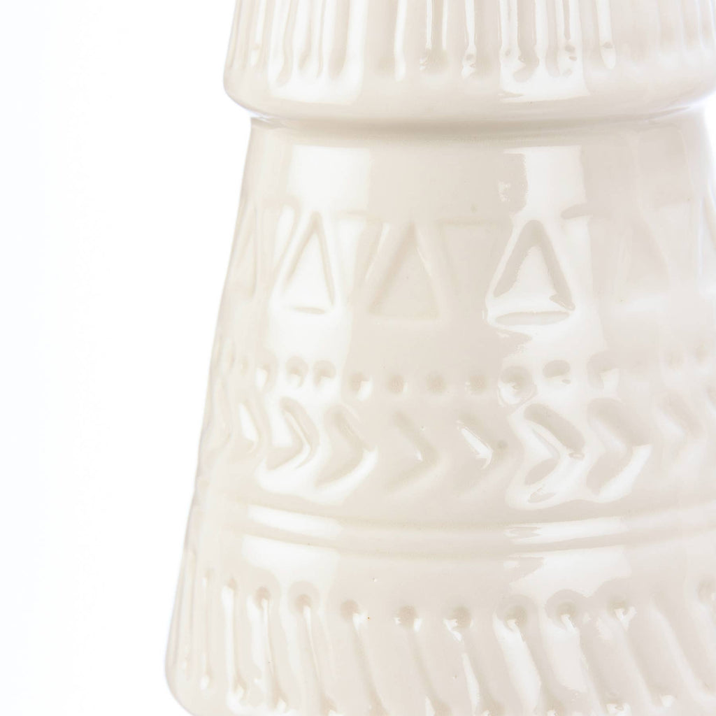 White Ceramic Christmas Tree Set