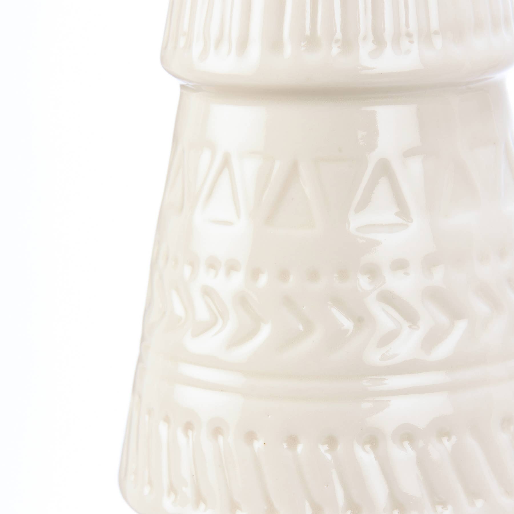 White Ceramic Christmas Tree Set