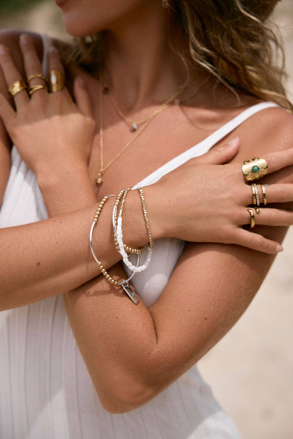 Twilight Double Wrap Bracelet : Blue