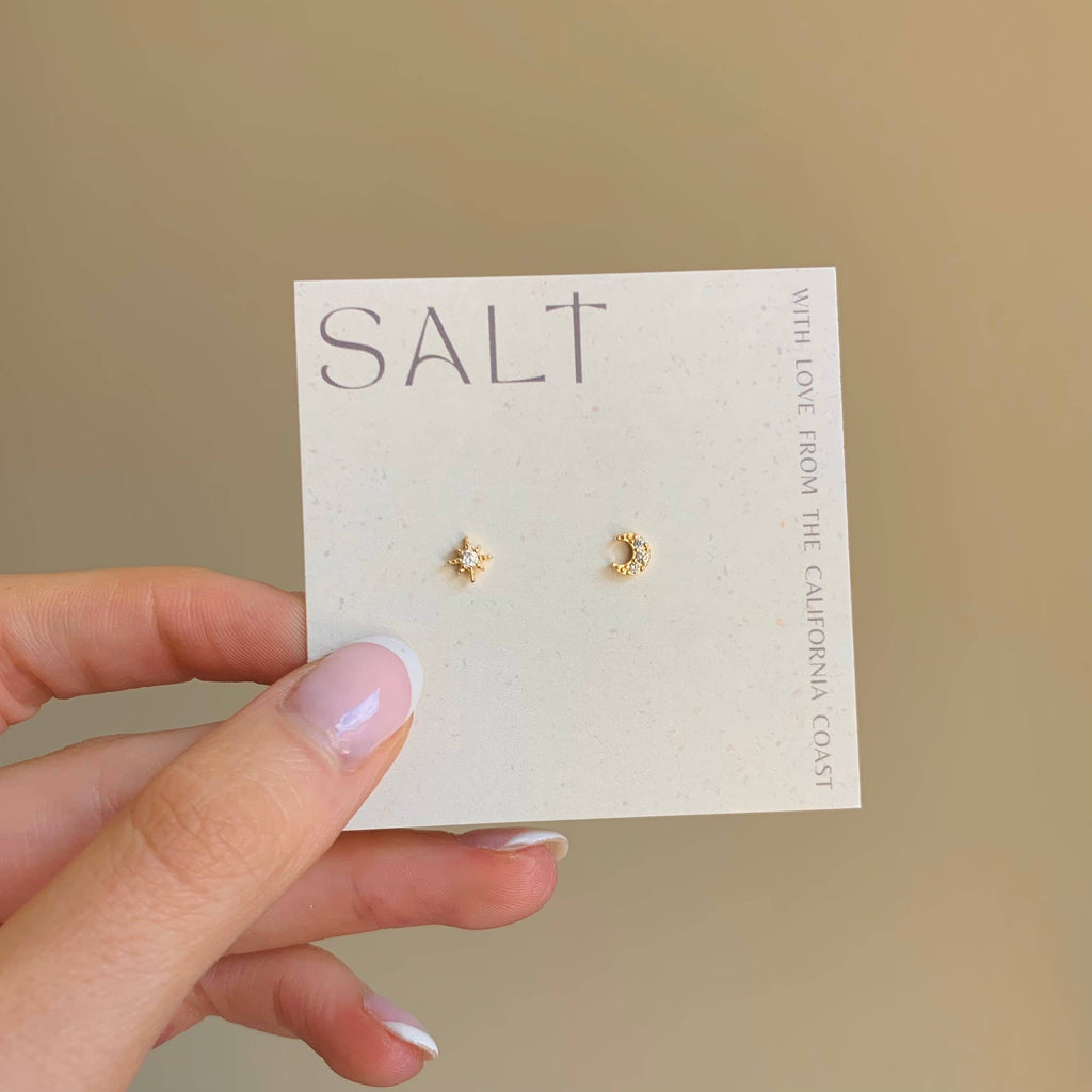 STAR & MOON STUDS