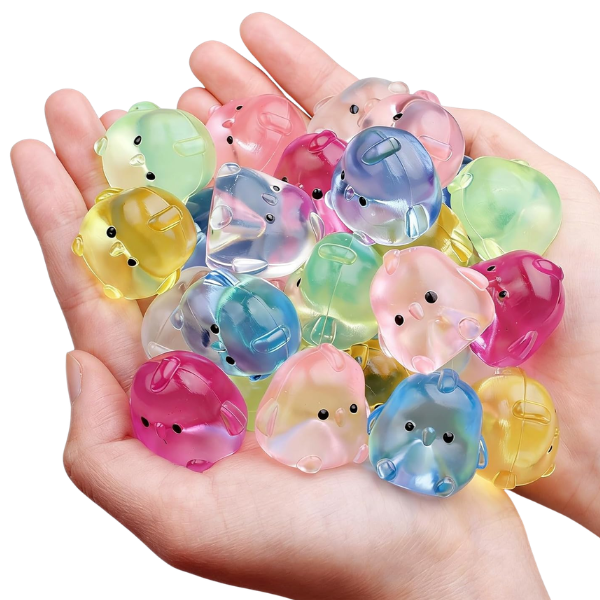 12pc Miniature Squishy Chickens