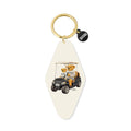 Printed Keychain Papa and Child Golf Cart