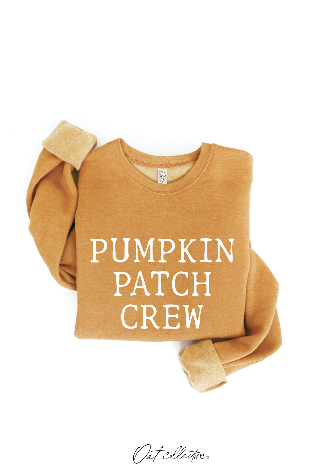 PUMPKIN PATCH CREW Graphic Sweatshirt: HEATHER DUST / M