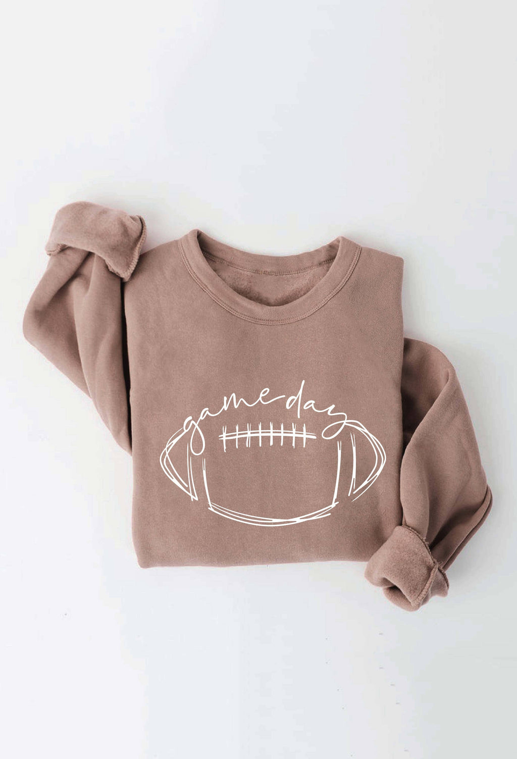 GAME DAY FOOTBALL Graphic Sweatshirt: DARK H. SAGE / M