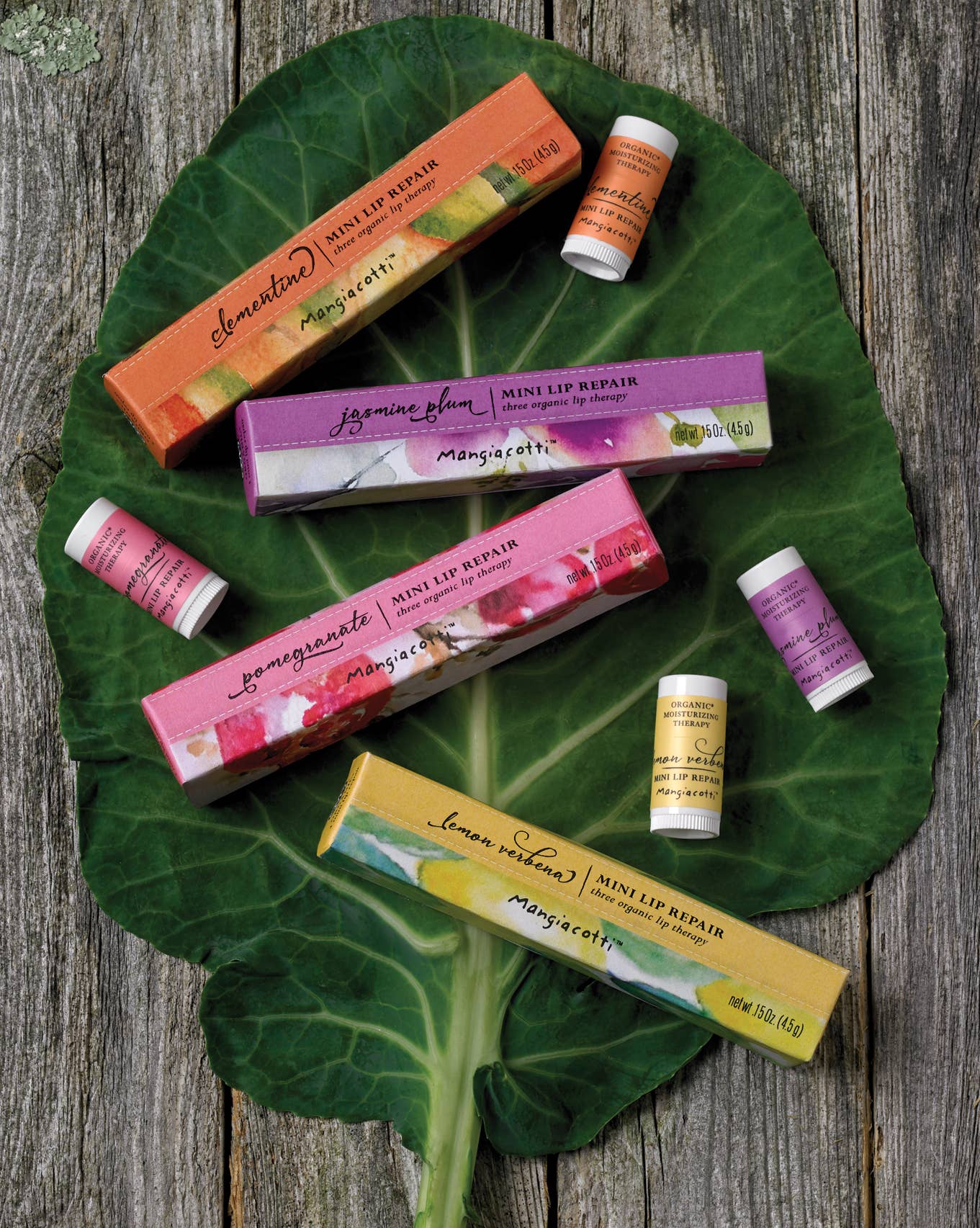 Clementine Mini Lip Repair by Mangiacotti, .15 oz each