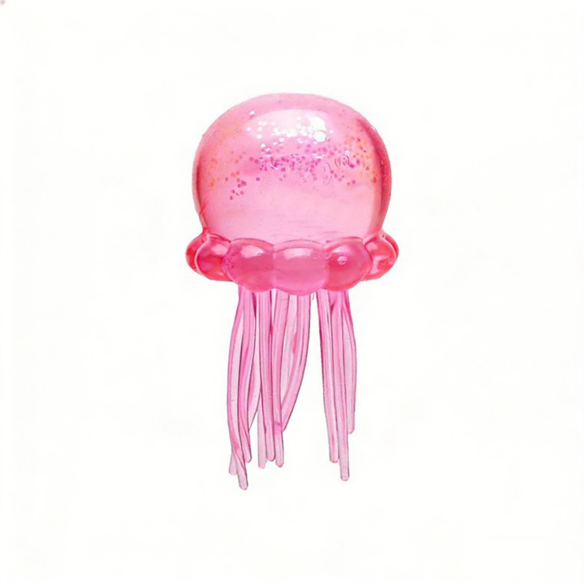 Nice Cube Jellyfish Squishy Sensory Stress Relief Toys in Box Squeeze Fidget Toy: Blue cube / 1 pc