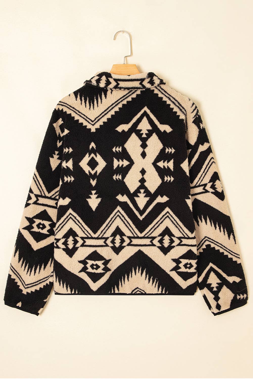 Western Half Zip Plush Sweatshirt
