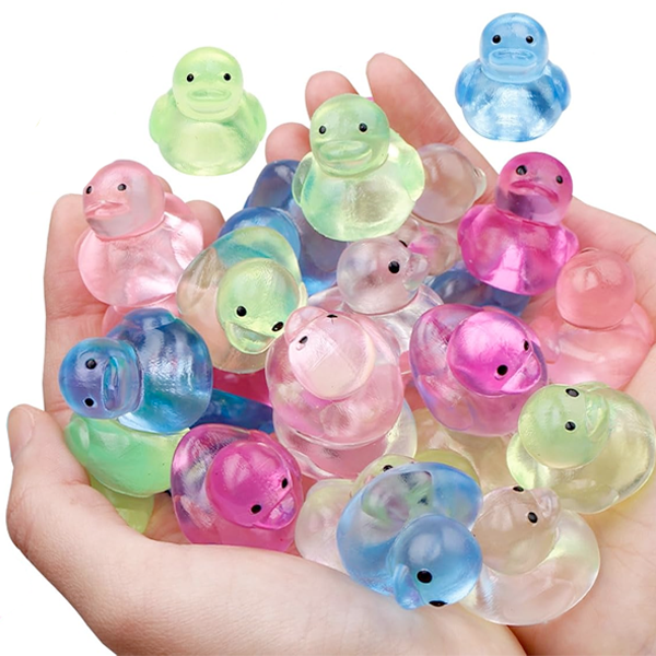 12pc Miniature Squishy Ducks