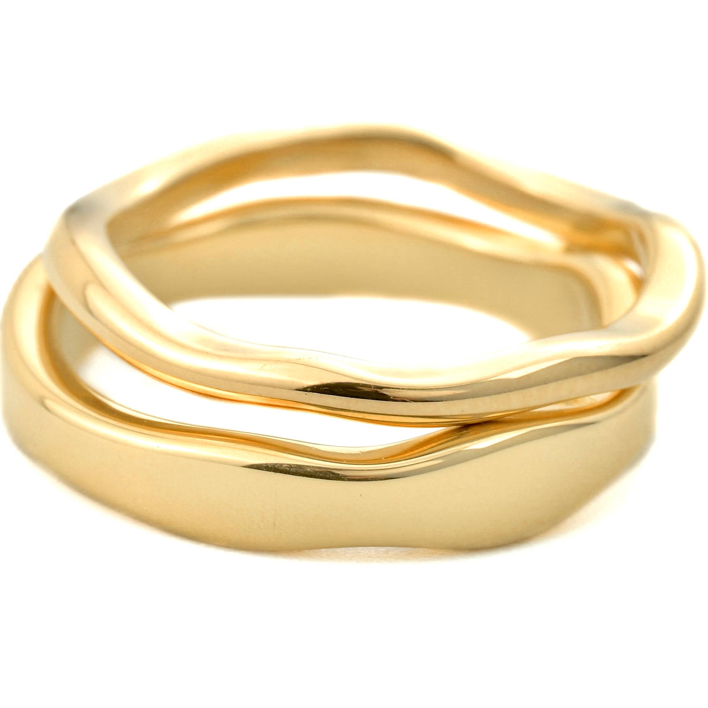 Gold Wave Ring