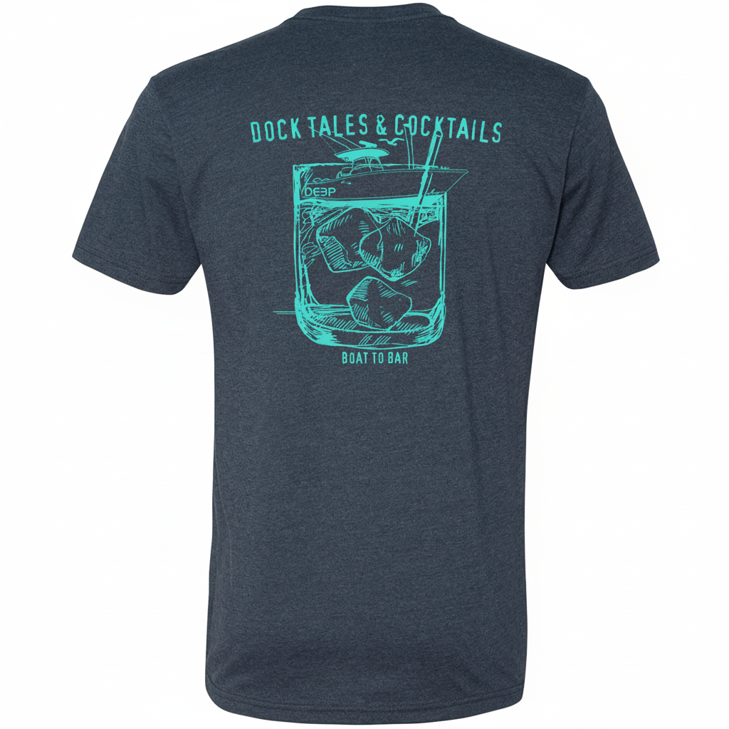 Dock Tales and Cocktails Men's Tee
