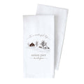 Custom It’s a wonderful life Tea Towel: Natural