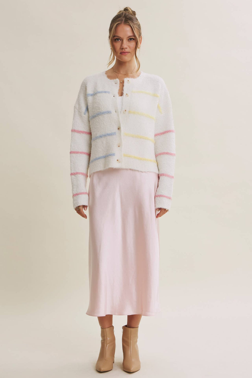 MOONLIT THICK HIGH QUALITY SILKY SATIN BIAS CUT MAXI SKIRT: DUSTY MAUVE / L