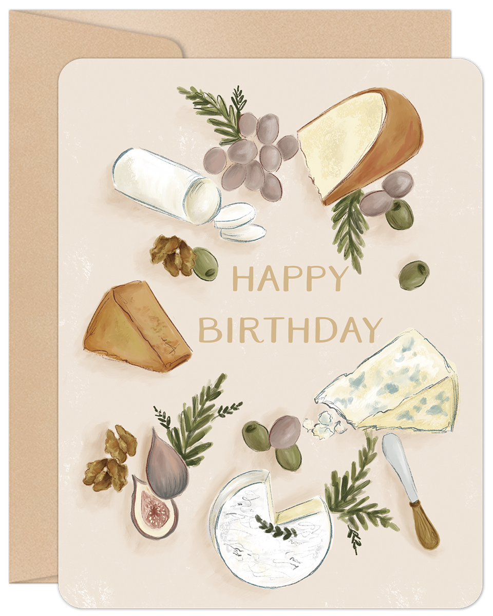 Charcuterie Birthday Card
