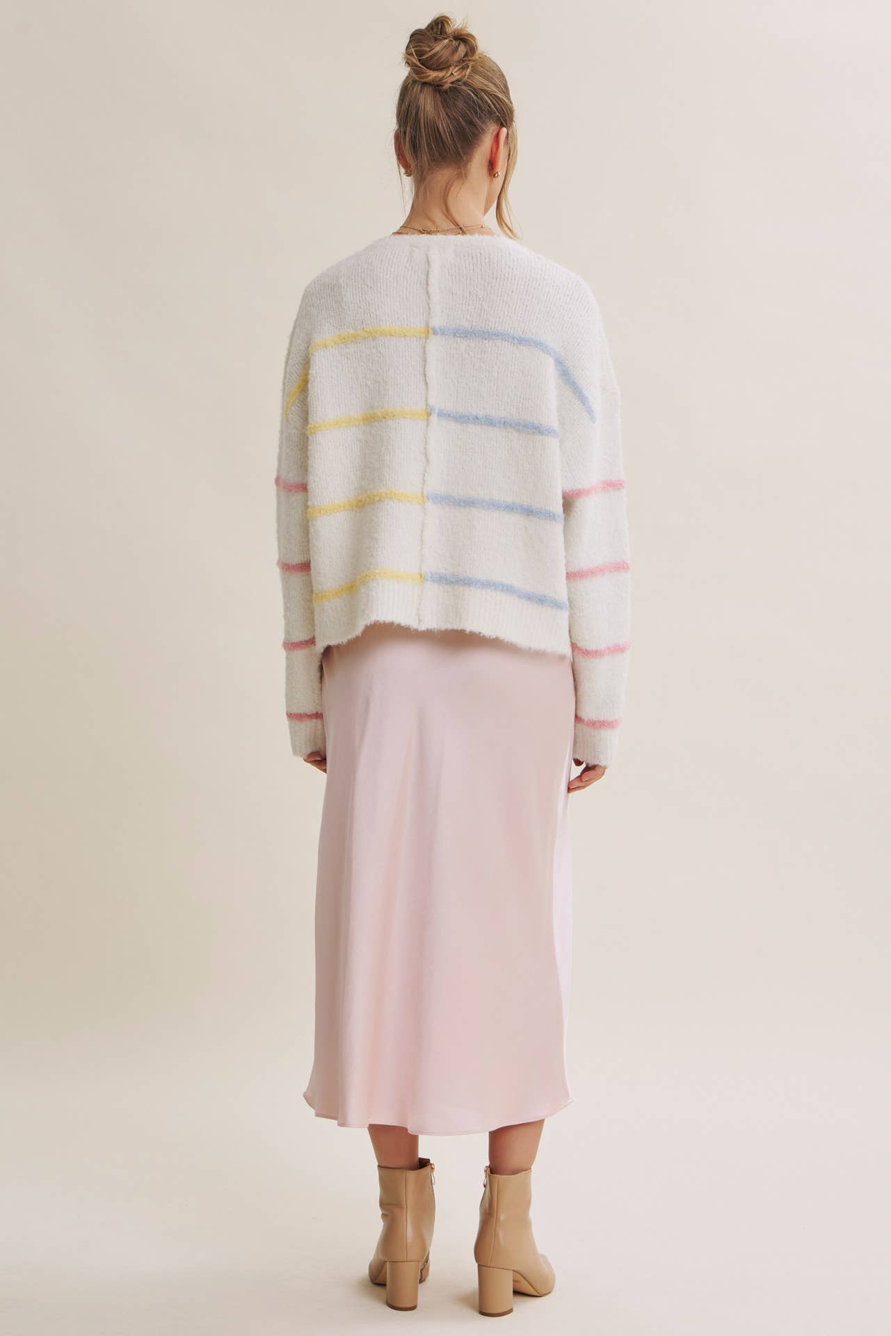 MOONLIT THICK HIGH QUALITY SILKY SATIN BIAS CUT MAXI SKIRT: DUSTY MAUVE / L