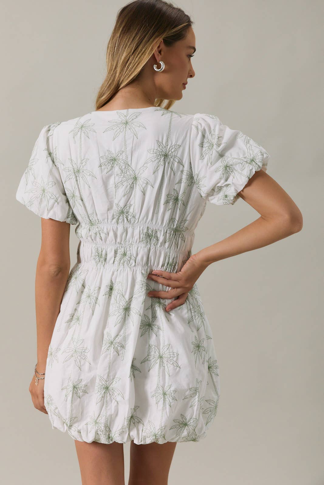 Palm Breeze Bubble Dress