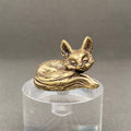 Brass Sleeping Fox