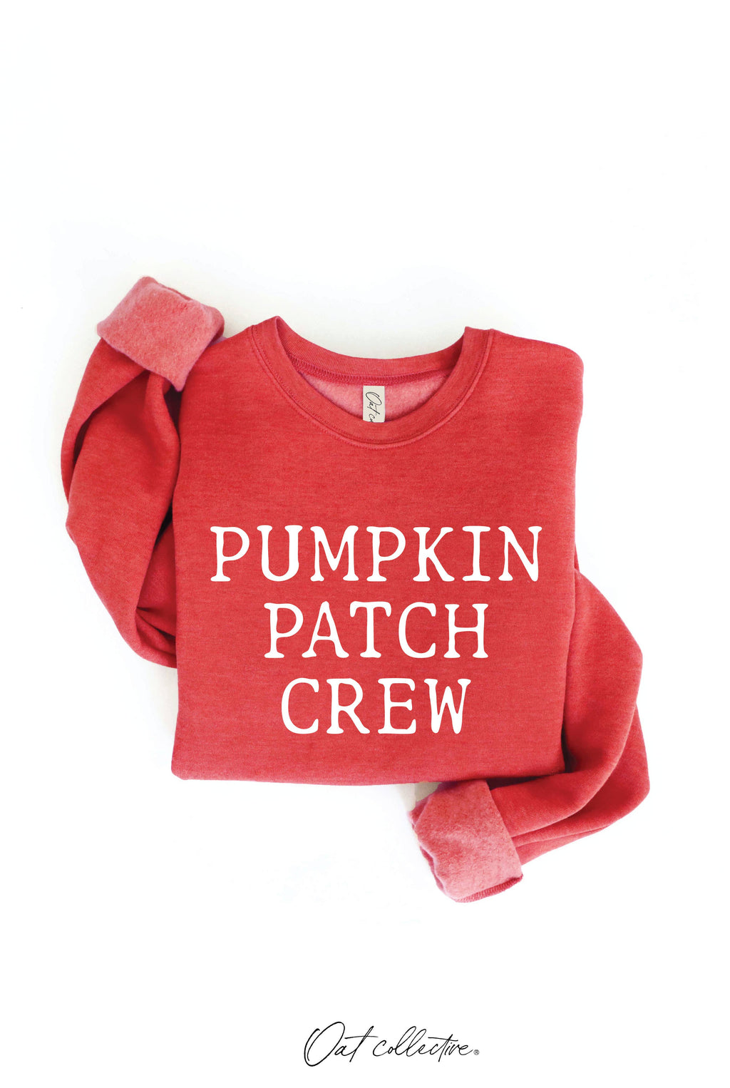 PUMPKIN PATCH CREW Graphic Sweatshirt: HEATHER DUST / M
