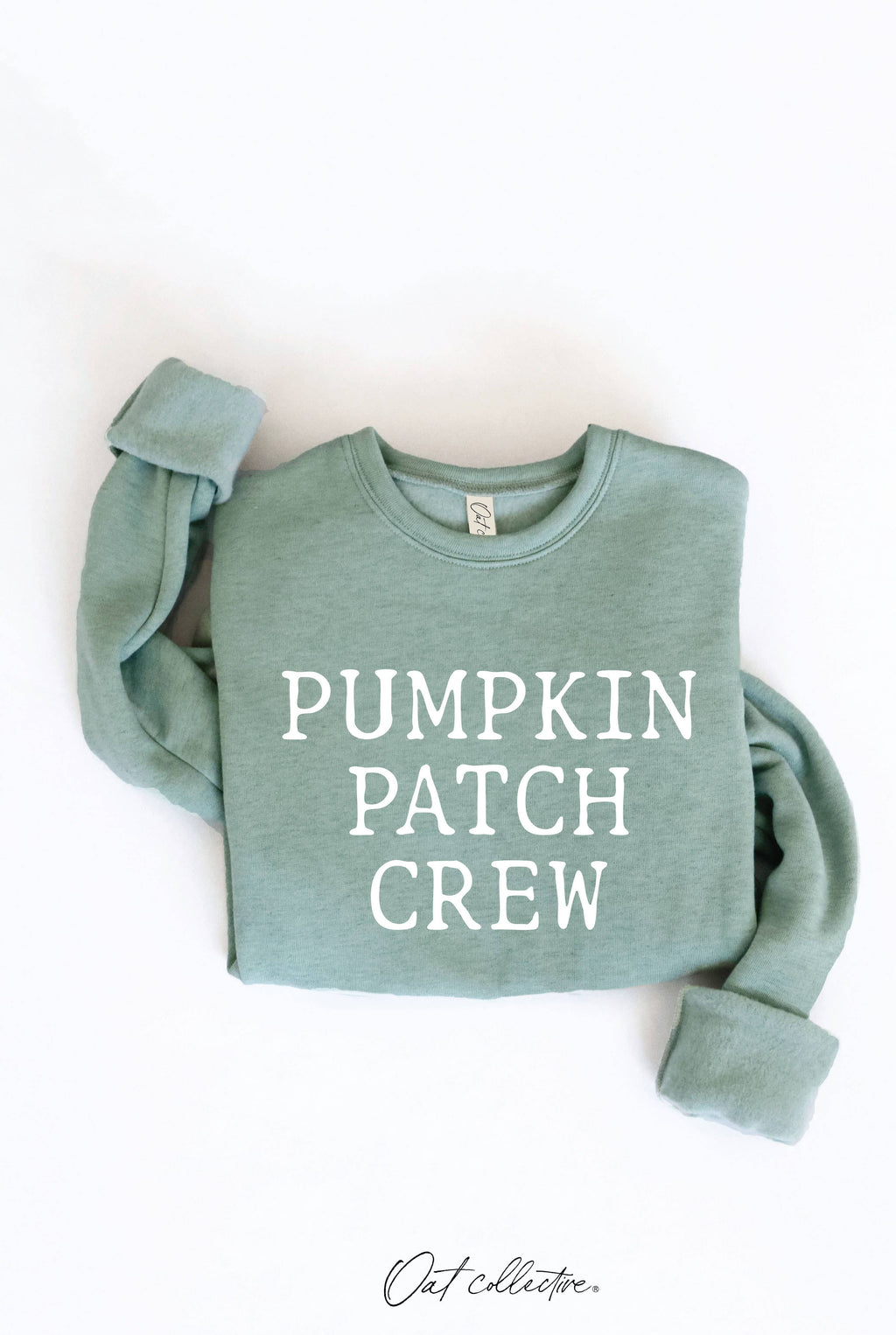 PUMPKIN PATCH CREW Graphic Sweatshirt: HEATHER DUST / L