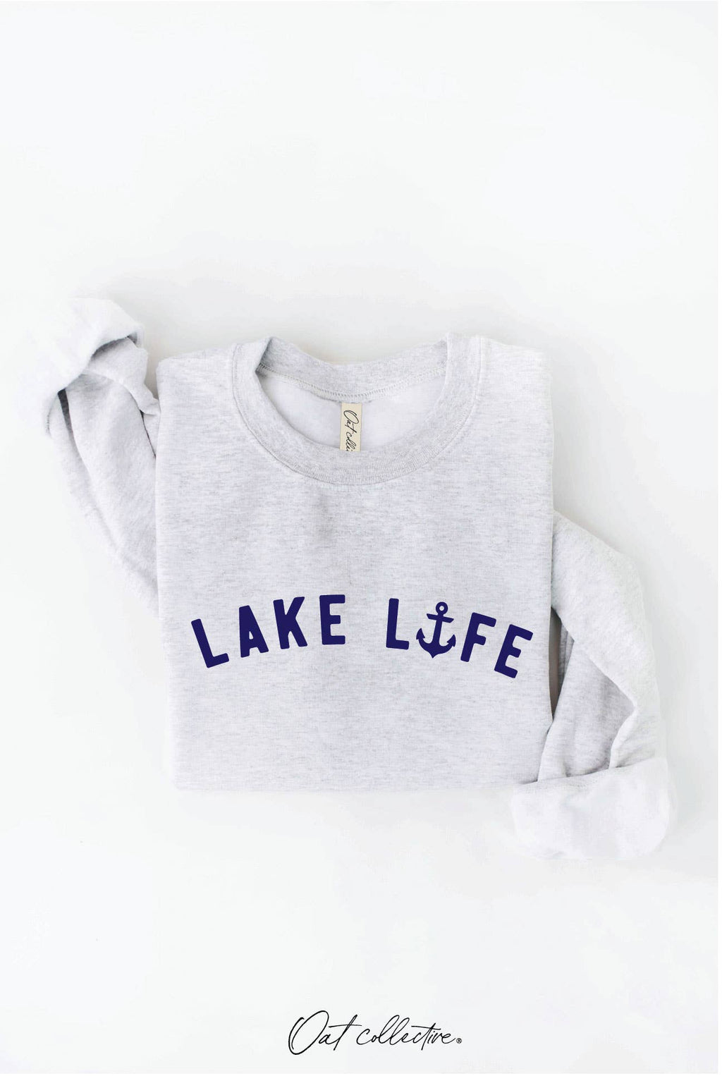 LAKE LIFE Graphic Sweatshirt: BLACK / S