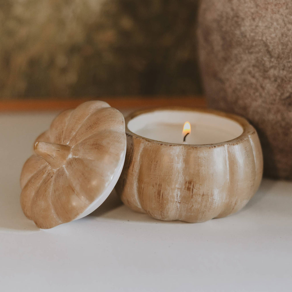*NEW* Pumpkin Spice Soy Candle - 8 oz Pumpkin Jar, Fall Gift