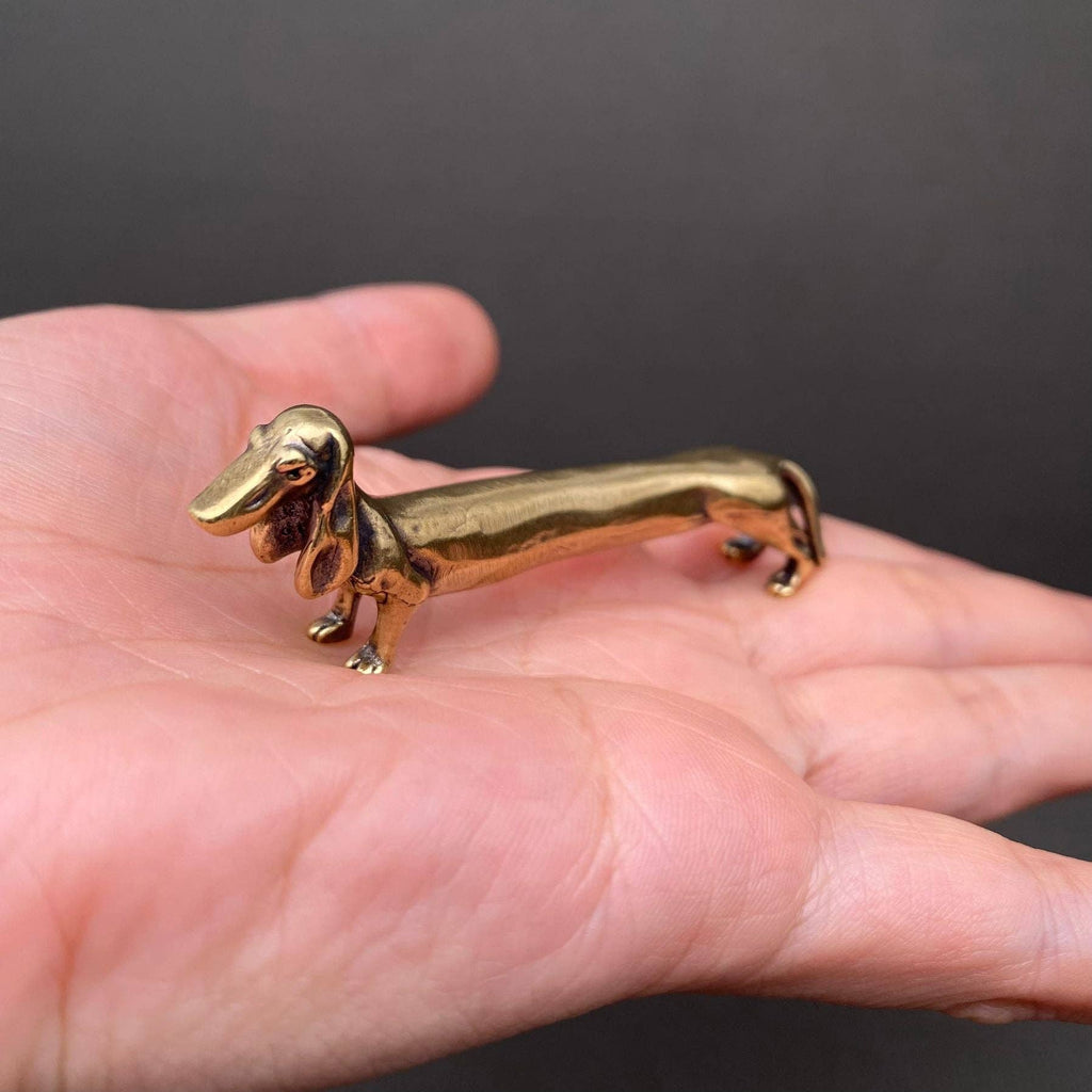 Brass Dachshund
