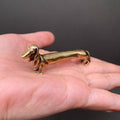 Brass Dachshund