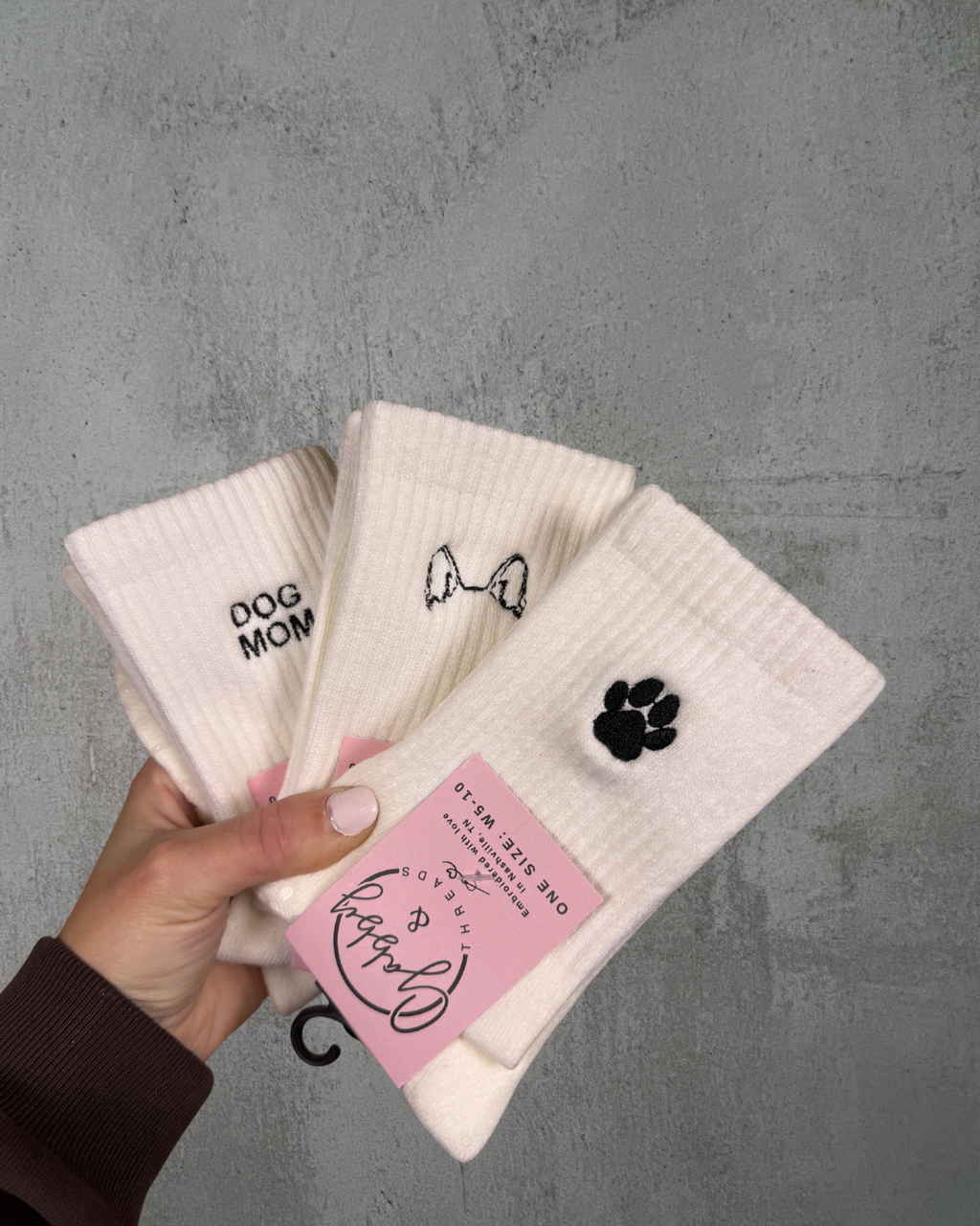 Dog Mom Grip Socks